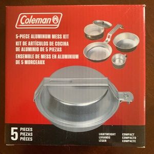 Coleman NIB Mess Kit and NIP Coleman Utensil Set